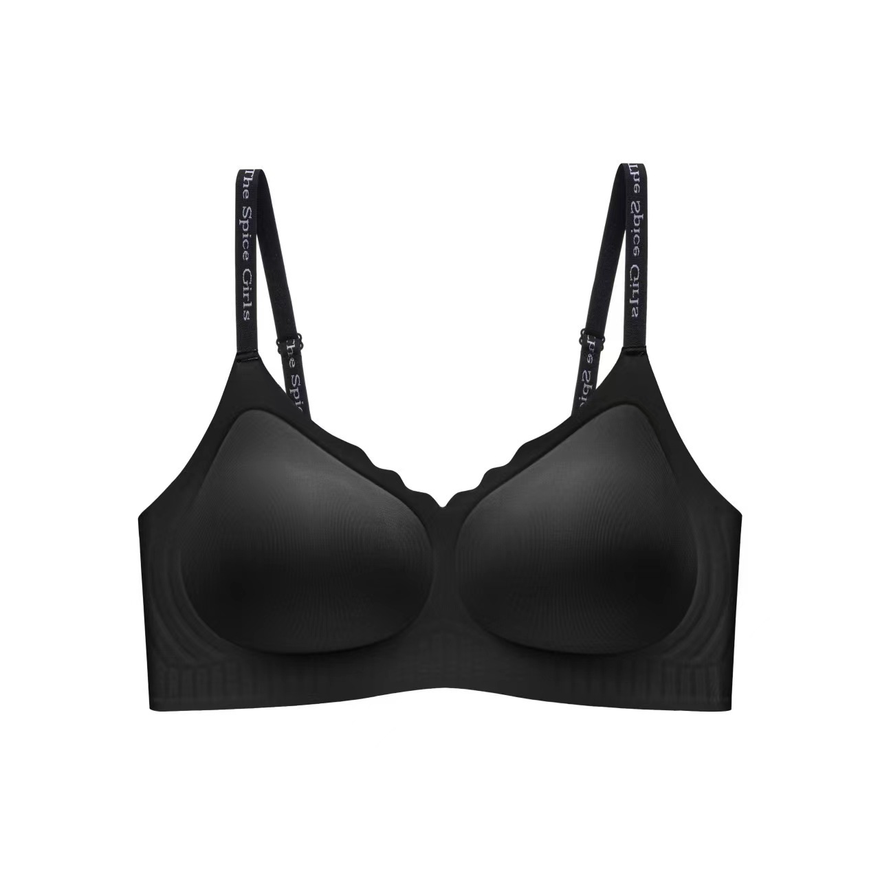 Carta cinturón de hombro suave soporte ropa interior damas sin marcas sin anillo de acero sujetador recopilado anti-caída sujetador de copa fija