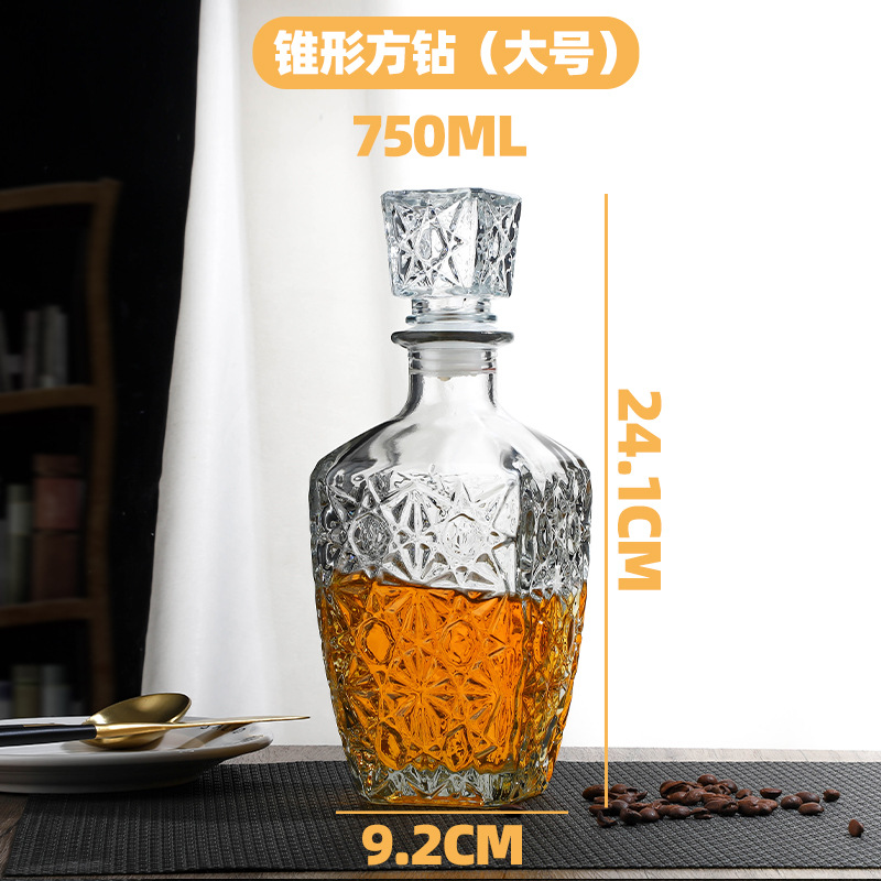 750ml de diamante generoso; transparente