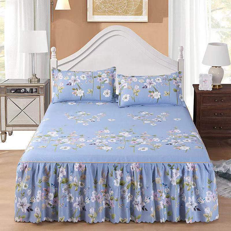 Una sola cubierta de cama de color sólido cubierta de cama de cama coreana sábanas de cama 1 m 1.5 / 2.0 m