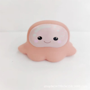 Baby Bathroom Bath Toy Artificial Octopus Vinyl Led Night Light Kidsren's Swimming and Water Toys