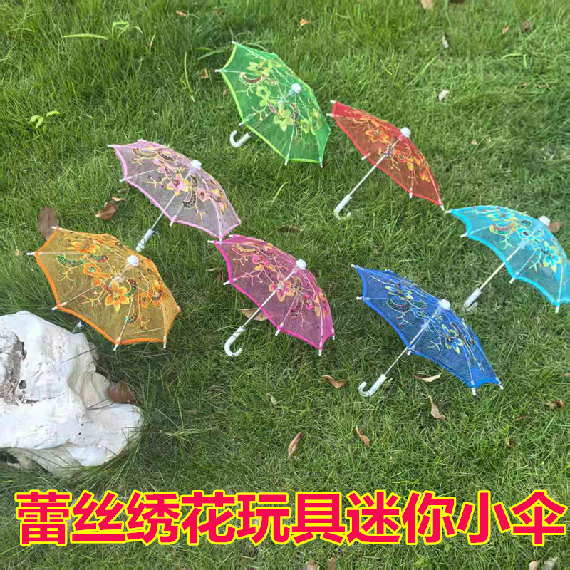 Lace Mesh Mini Umbrella Craft Umbrella Small Embroidery Artwork…