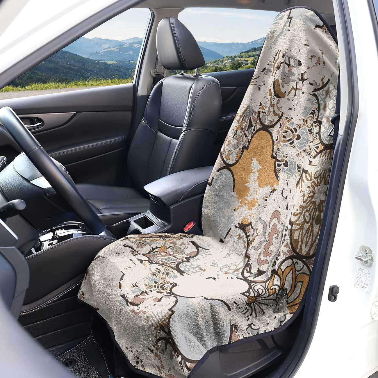 Car seat towel cover front seat protector suitable for gym and exercise, universal for all seasons, car use 76