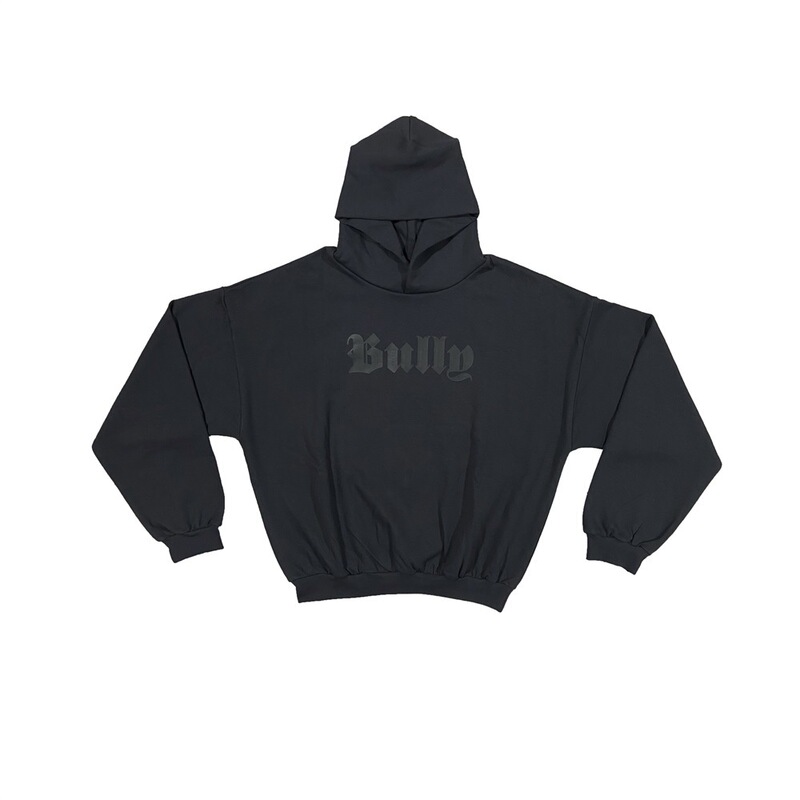 Kanye Yeezy Bully Album Merchandise Thin Fleece Hoodie Unisex High Street Loose Pullover Oversized Sweatshirt Trendy
