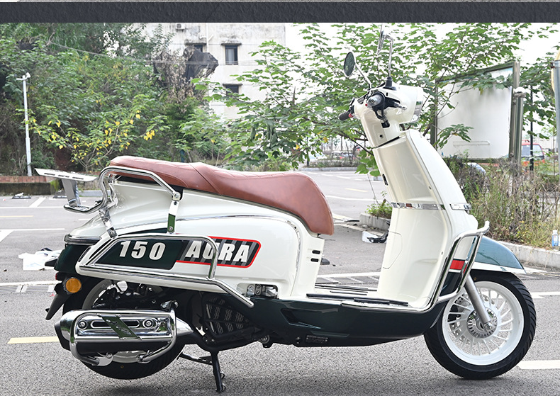 Suitable for Chunfeng Aura150 Front and Rear Exhaust Bumpers, Full Surround Guard Bars, Folding Backrest, Anti-Fall Modification