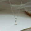 Small design necklace, chain for key bag  from pearl, jewelry, trend of season, light luxury style, 2022 collection