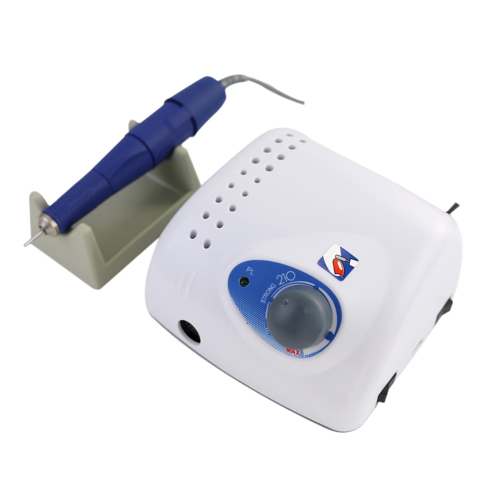 Lijadora profesional de eliminación de uñas lijadora de uñas strong-210 lijadora eléctrica de corbata de uñas de velocidad ajustable