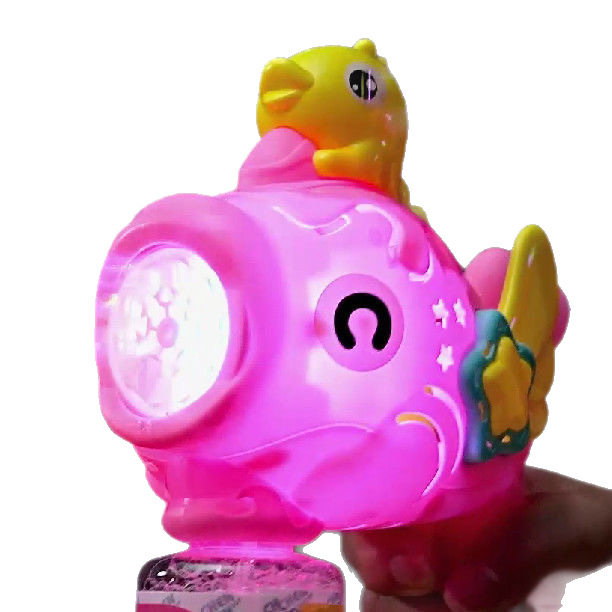 Los niños de celebridades de Internet tienen una linda pistola de burbujas porosa completamente automática, juguetes de regalo al aire libre navideño al por mayor