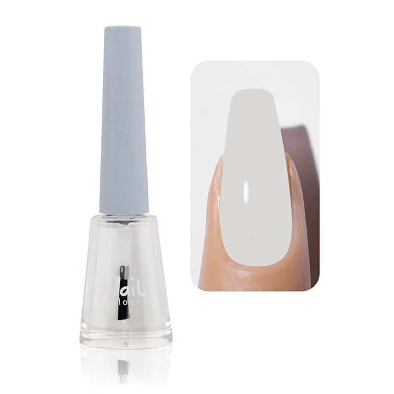 Oily non-peeling long-lasting nail polish baking-free quick-drying non-fading nude transparent nail polish wholesale