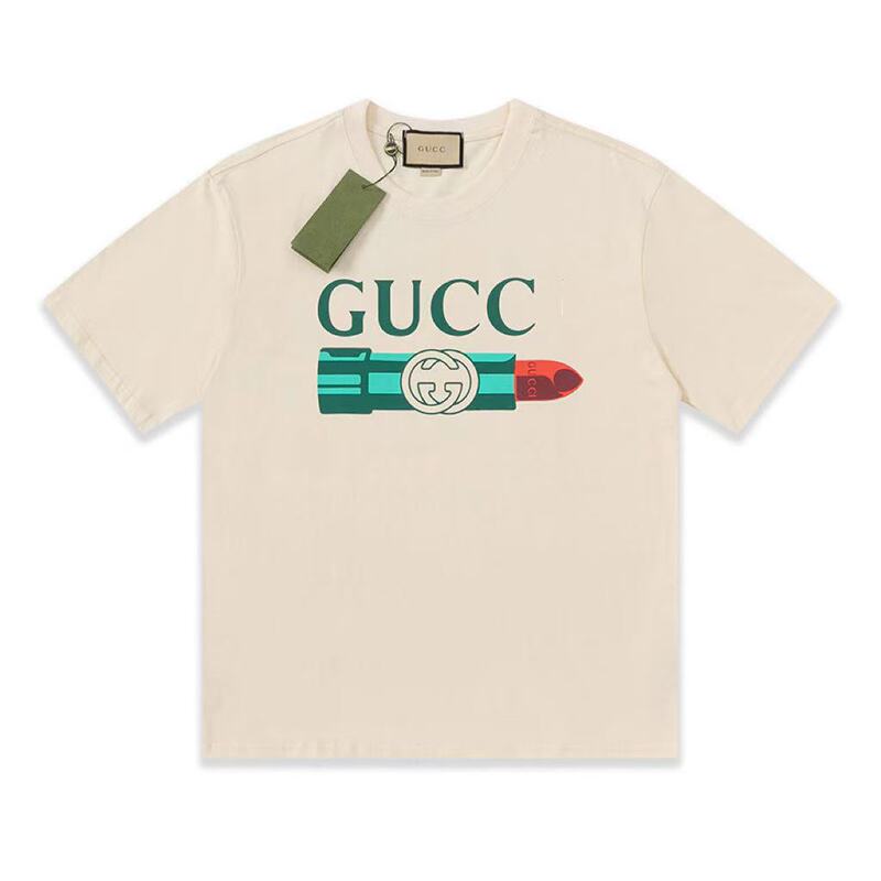 新しい古代 GU フルプリント CCI ベルクロ半袖インターネット有名人 ins トップ服トップ T シャツカップル|undefined