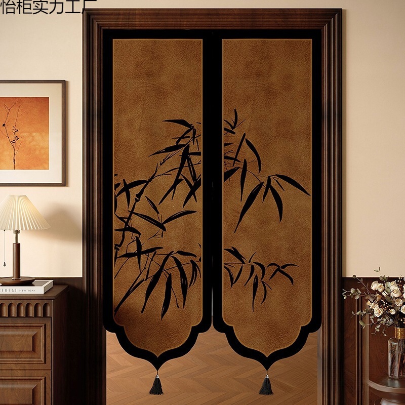 Door curtain partition curtain 2026 new model high-end kitchen partition curtain bathroom wardrobe fabric hanging curtain mid-century style half curtain Door curtain partition curtain 2026 new model high-end kitchen partition curtain bathroom wardrobe fabric hanging curtain mid-century style half curtain