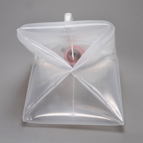 PE outdoor large capacity portable folding car water bag faucet 10L bucket camping water bag 20L food grade