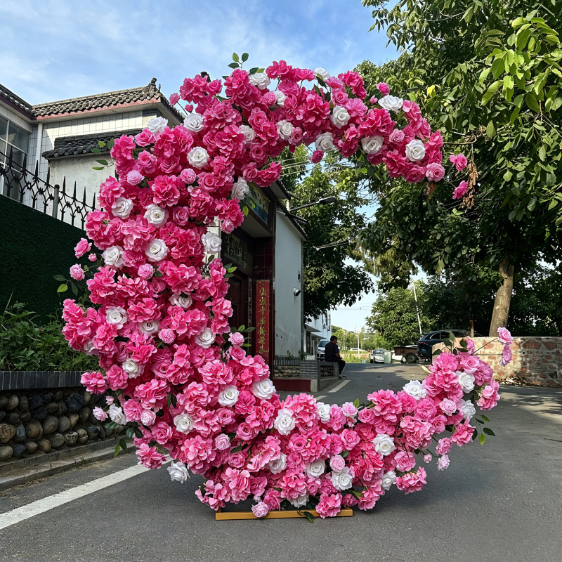 Propósitos de boda Moon Arch Proposal Background Wedding Hotel Fiesta de cumpleaños Moon Simulation Flower Art image 13