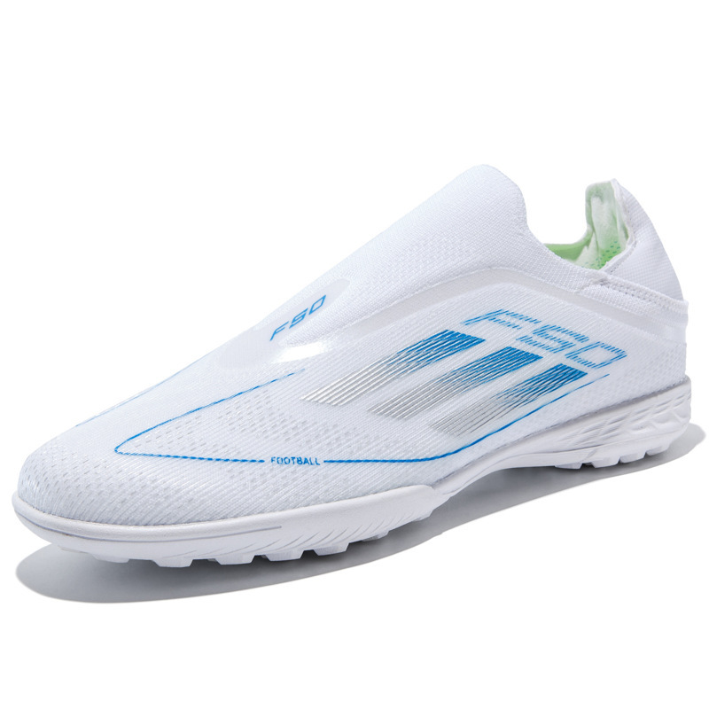 Tenis de Fútbol de Entrenamiento Infantiles TF AG Cuero Sintético y Suela de Caucho Transpirables para Terrenos Deportivos image 12