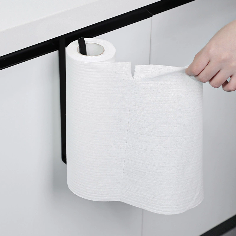 Кухонная полка для рулонной бумаги шкаф для бумаги держатель ткань свободно пробивной полотенце висит стальная защитная плёнка для хранения полки настенного монтажа