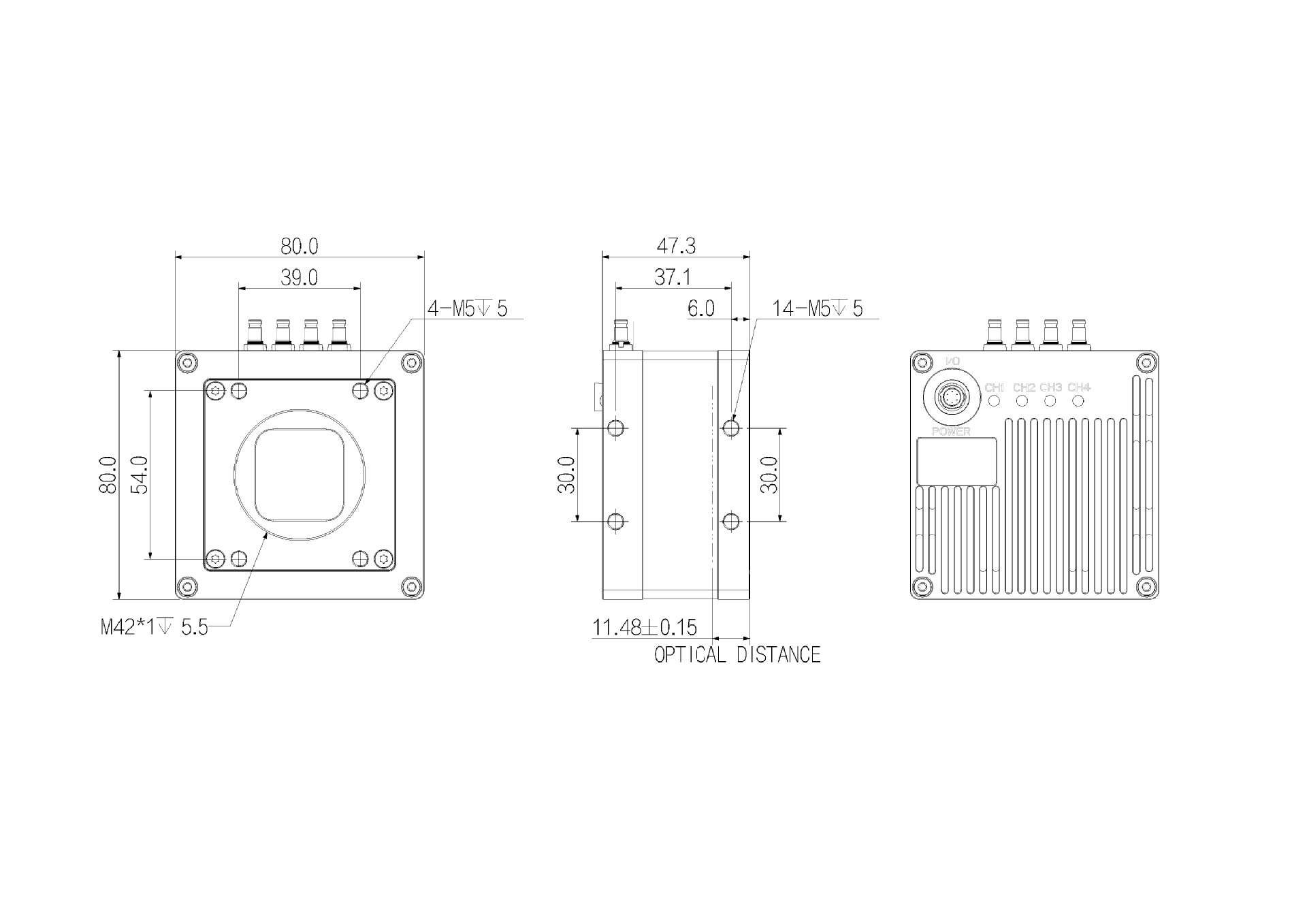 大华华睿IRAYPLE AX大面阵系列 AX5A22CX340 面阵工业相机