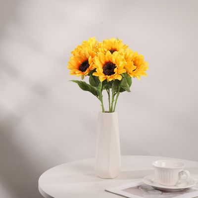 direct deal Sunflower Home Feel Artificial flower wholesale hotel decorate Wedding hall Photography wholesale