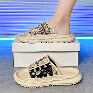 Slippers for Men, Classy Hospitality, Summer 2025 New Beach Outer Wear, Handsome One-Line Sandals, Slippers