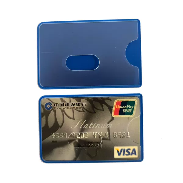 NFC anti-degaussing anti-theft card holder RFID anti-scanning read shielding signal bank card card holder color printing