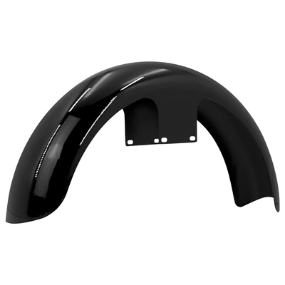 Motorcycle Accessories Harley Gliding Street Modified Bright Black Matte Black 19inch Front Fender Front Mud Tile (Motorcycle Fender) - 19-inch-bright-black
