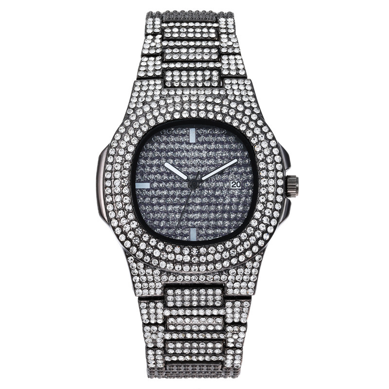 hot sale fashion Diamond-embedded starry calendar women's watch women's watch quartz watch women's watch_voghion.com