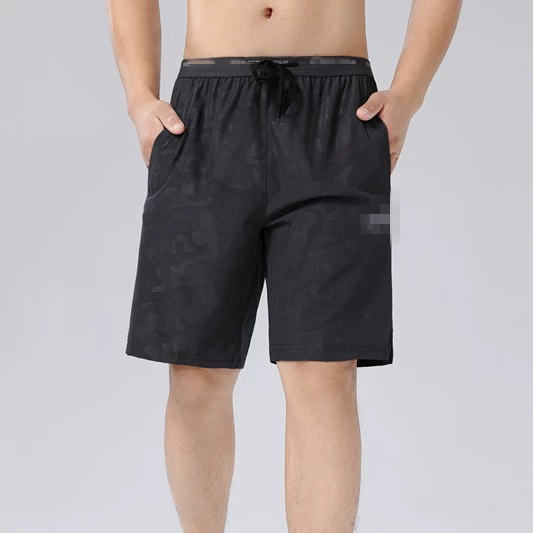 Шорты летние мужские нейлоновые из ледяного шелка свободные повседневные пятикарманные мужские шорты для бега фитнеса быстросохнущие спортивные шорты