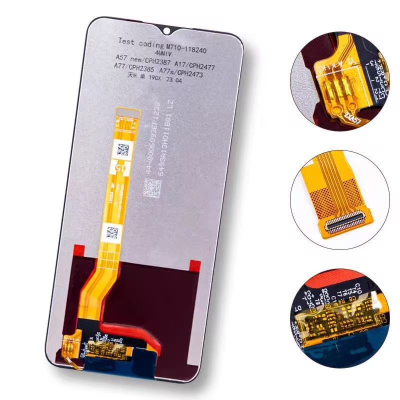 Aplicable a OP A57 4G teléfono LCD conjunto de pantalla A77 4G / A58 5G / A17 pantalla de teléfono