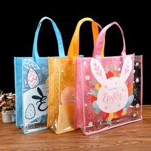 厂家无纺布袋PET购物袋PVC无纺布车缝袋子无纺布手提袋可印LOGO