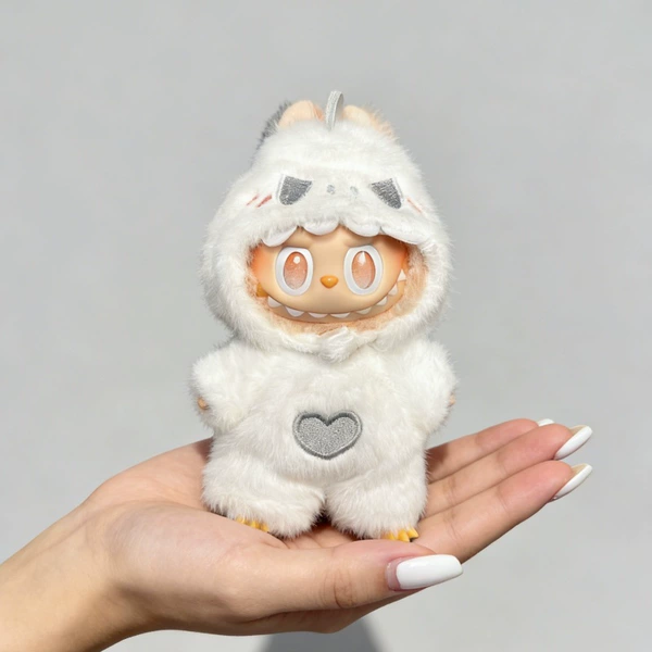 White plush dinosaur