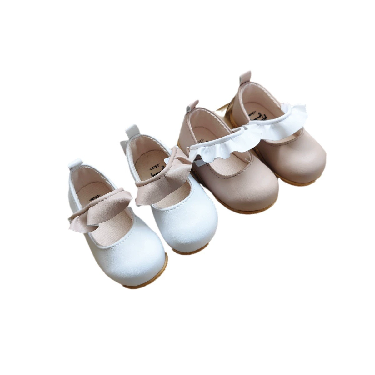 Children's shoes for leather shoes, footwear for early age for princess, soft sole
