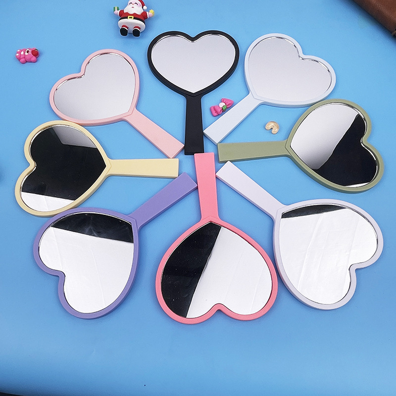 Cute Heart Shape Plastic Mirror 1 Piece display picture 1