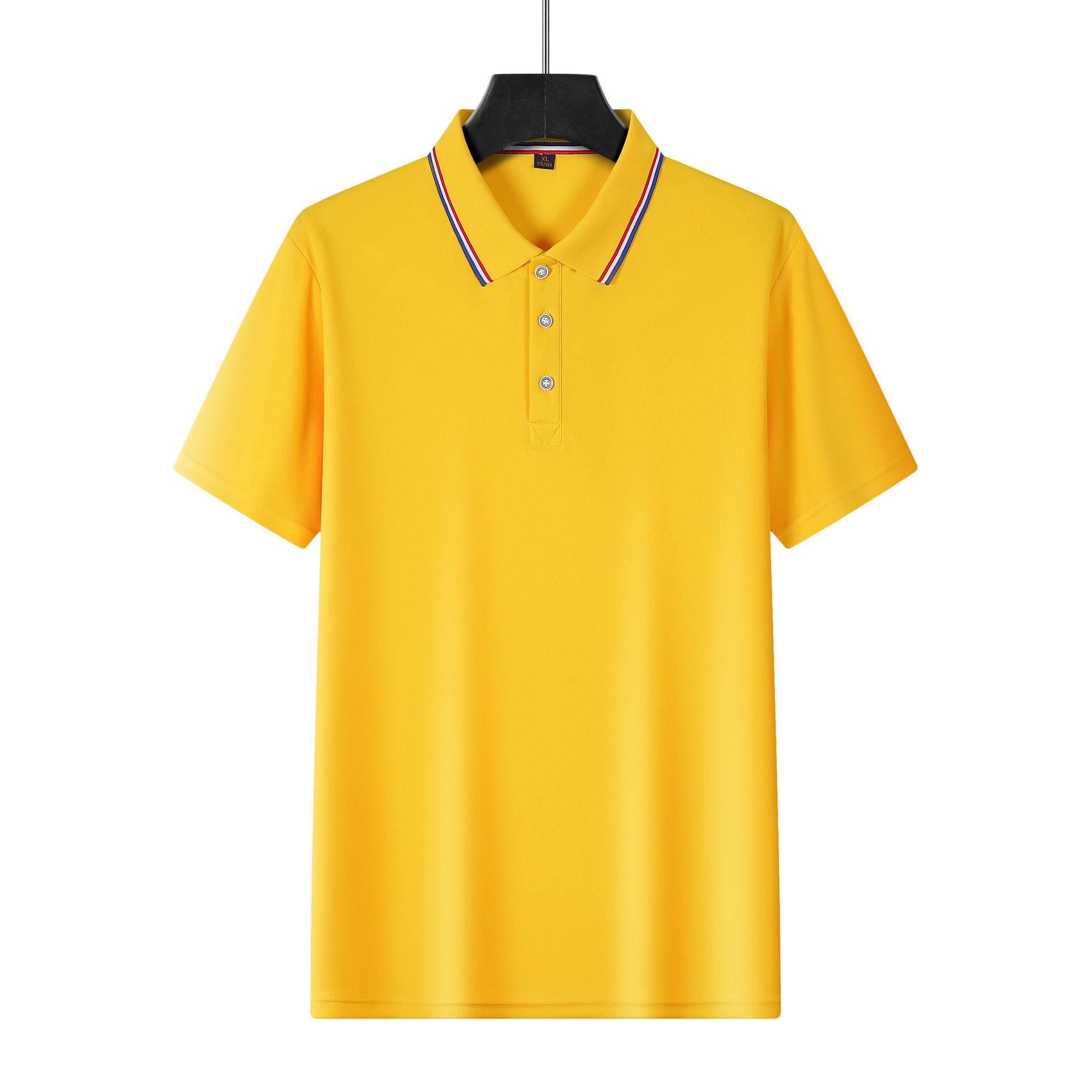 Nuevo transfronterizo americano Amazon polo de manga corta para hombres verano nuevo logotipo de impresión de camisetas publicitarias