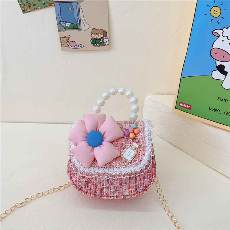 2023 primavera nueva lentejuelas Lindo bolso de los niños ropa de los niños a juego Niña princesa bolsa 3-7 años de edad bolsa de mensajero