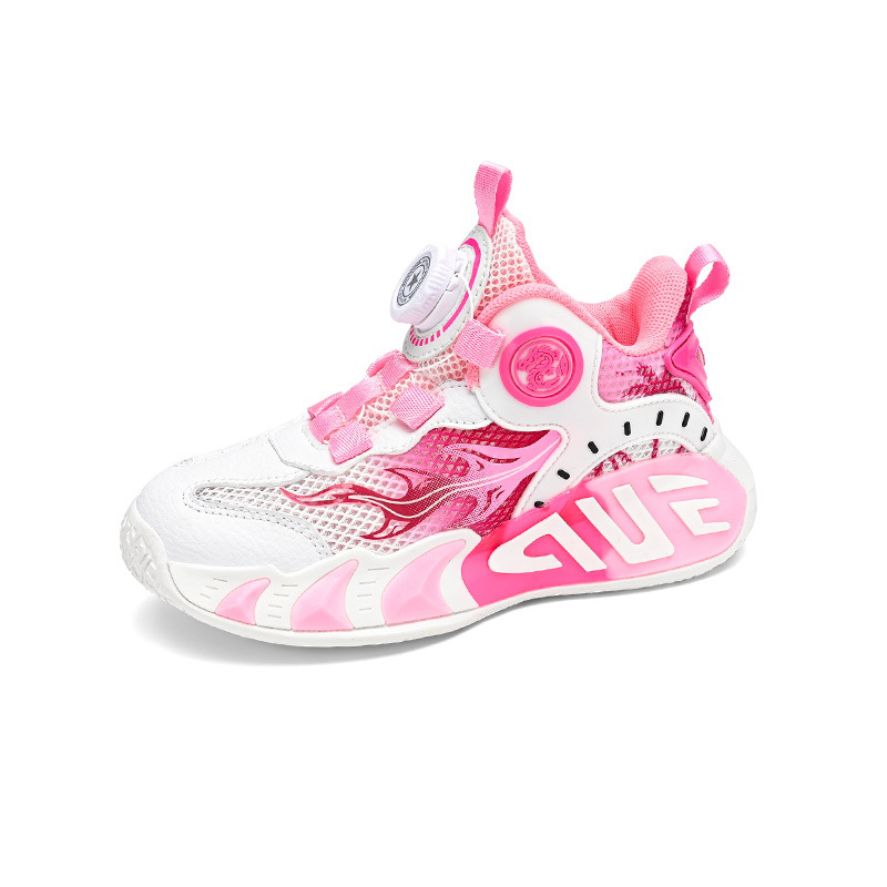 Zapatillas de baloncesto para niños, zapatillas deportivas para niñas, nueva malla de verano, transpirable, zapatillas de entrenamiento ligeras para niños, malla