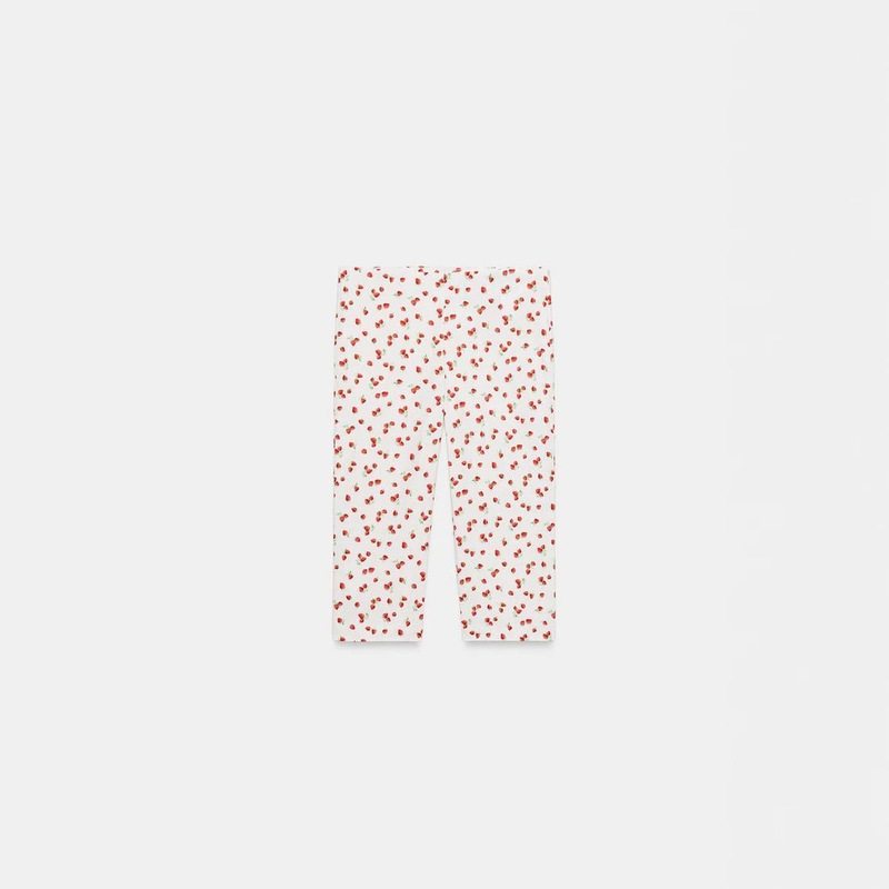2026MM Strawberry Print Capri Pants 2026MM Strawberry Print Capri Pants