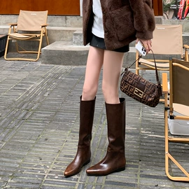 女式皮靴;厚底拖鞋;平底拖鞋