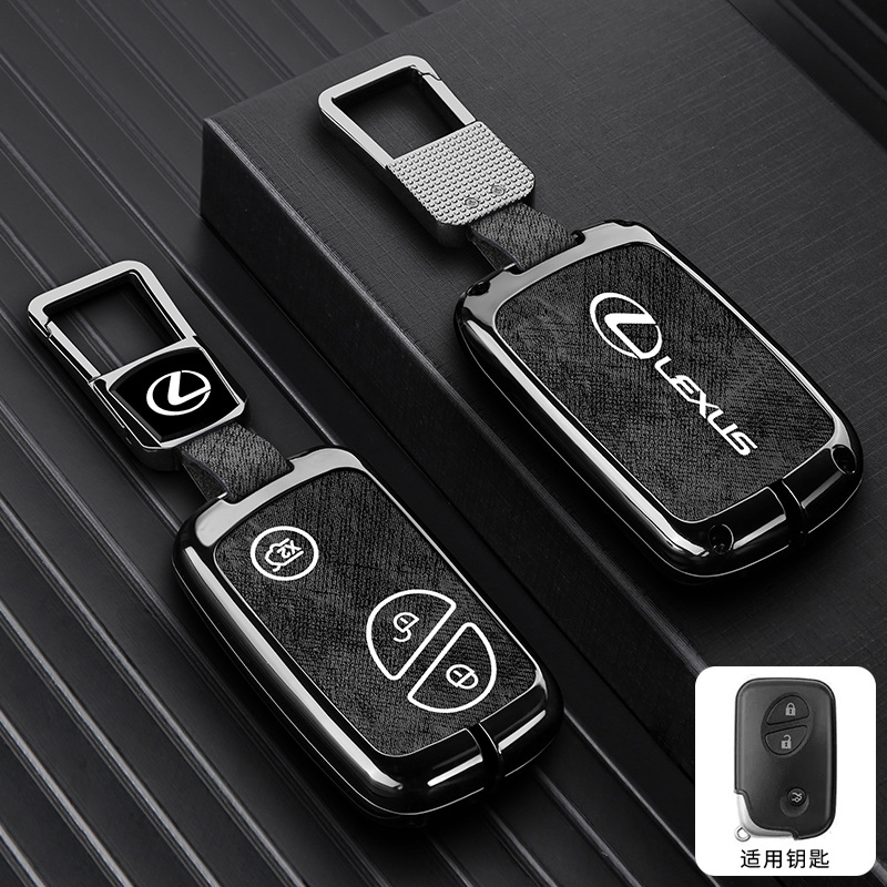 C 스타일 2버튼 - 데님 패턴 [건쉘 블랙 가죽] + 사각 버클