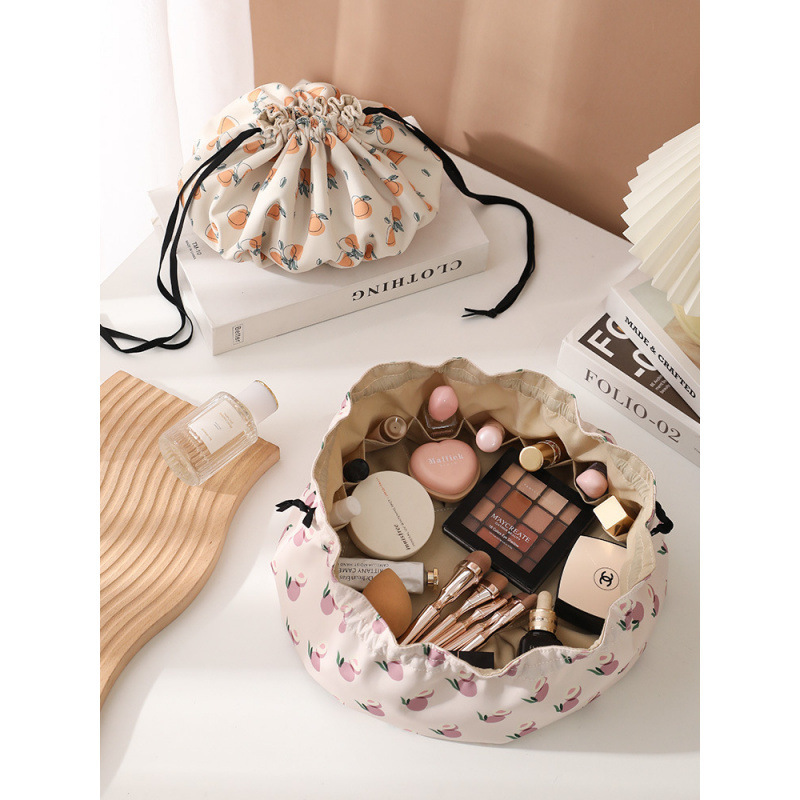 Lazy Cosmetic Bag Portable High-End Women's Travel Small Toiletry Box Skin Care 2025 New Large-Capacity Storage Bag Lazy Cosmetic Bag Portable High-End Women's Travel Small Toiletry Box Skin Care 2025 New Large-Capacity Storage Bag