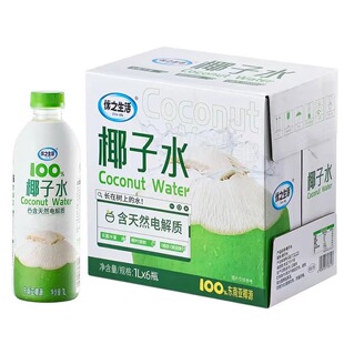 ��֮����Ҭ��ˮ����1L*6ƿҬ��ˮ100%Ҭ��ˮ늽��|��ƿ�b