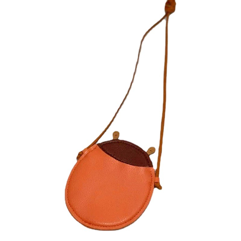 K-Style of the New Ins Pebbled Pattern Soft and Soft Feel Kidsren's Bag Boys and Girls Versatile Crossbody Bag Cute Small Bag