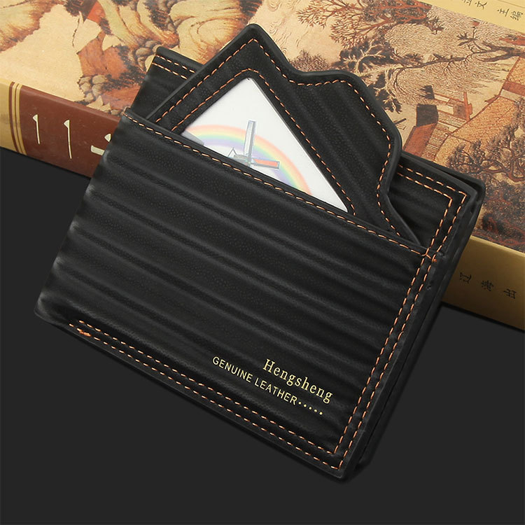 Men's 2021 New Multifunctional Short Business Thin Large Capacity Multi-card Slot Trendy Fashion Wallet display picture 16