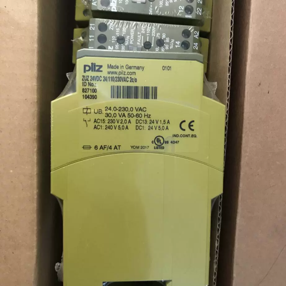 PILZ Pierz 837270 S3UM 24VDC UM 400/440VAC реле, точечное