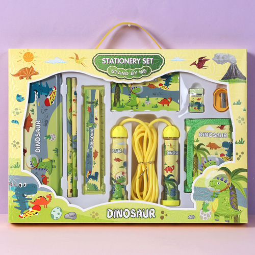 Children's Day Gift Cartoon Cheap Stationery Set Gift Box Baby Festival Gift Kindergarten Graduation Return Gift 