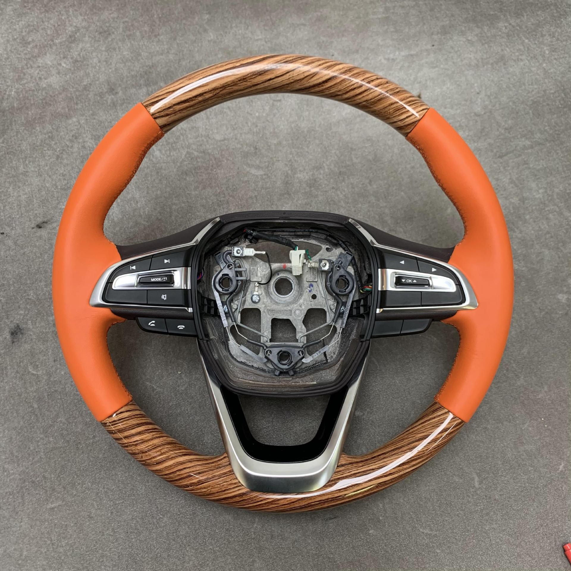 Manufacturer-Customized Carbon Fiber Steering Wheel Processing Suitable for Trumpchi E8/Trumpchi M8/Trumpchi M6/Trumpchi Gs8 Emkoo