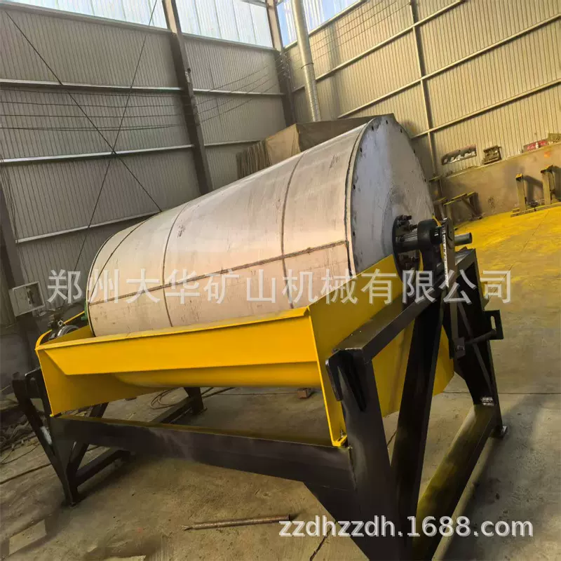 厂家2026年供应1260高强度滚筒磁选机 1800高斯永磁磁选机选矿设