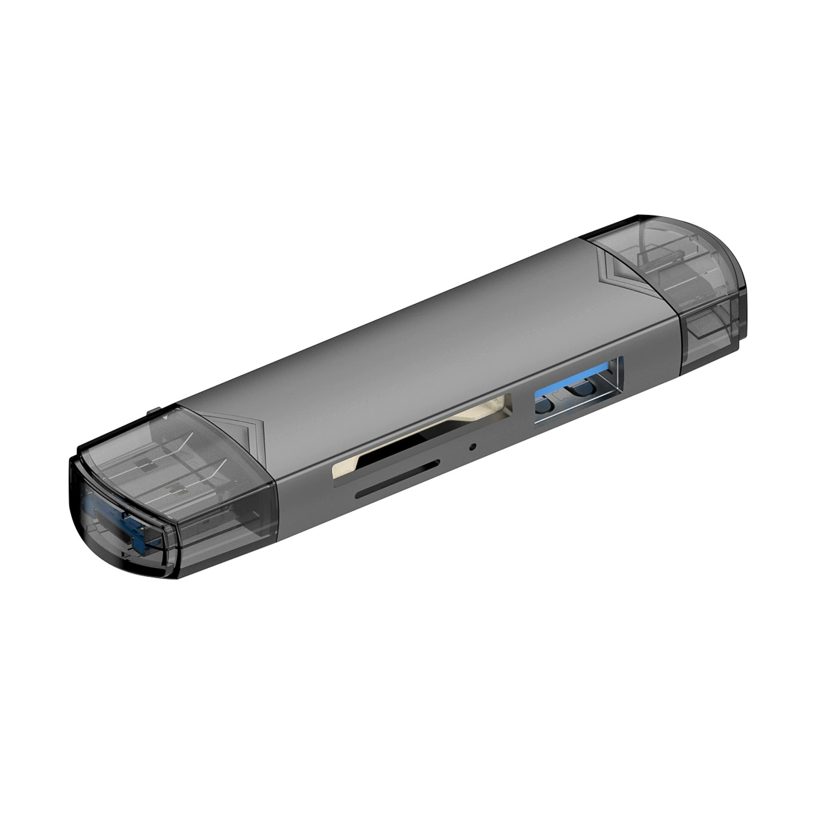 USB3.06 Полный считыватель карт: чтение SD, TF, Type-C, micro‑алюминиевый сплав, чтение USB‑накопителя