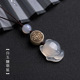 White chalcedony small Fox