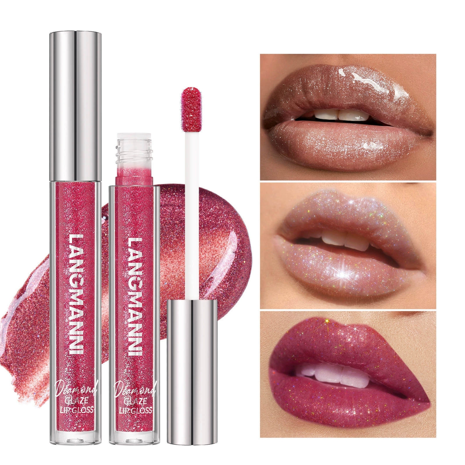 LANGMANNI Lip Gloss Pearl Grain Gloss
