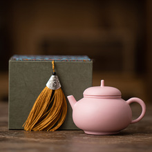 紫砂粉色茶具小壶功夫茶具小品壶泡茶壶手工小西施家用茶具套装