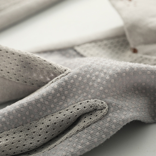 Fingerless sun protection gloves for women summer thin cotton anti-UV driving and riding non-slip breathable tea picking touch screen half-finger gloves