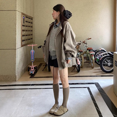 早秋巨好看短款夹克外套女春秋季2025年新款爆款独特漂亮韩系风衣